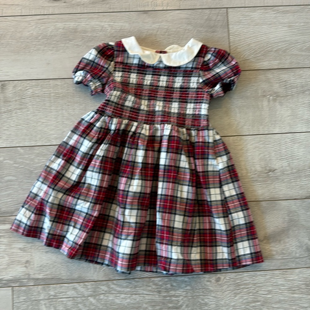Janie and Jack Red Plaid Dress